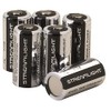Streamlight 85180 3V CR123A Lithium Batteries, 6-Pack, Black