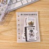 A7 Clear Seal Book, Mini, 6 Holes, Refillable, Double-Sided Pockets,