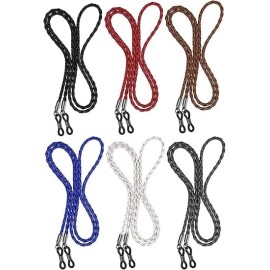 BILIONE 6 Pack Eyeglass Strap Holder Chains Multicolor Glasses Retainer for Women Men Ki