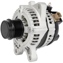 SCITOO Alternator Fits for Toyota for Hiace 2.7L 2006-2009 12V 130Amp CW 7 Groove Pulley 27060-75350 27060-75380 27060-75371 104210-4602 104210-4281