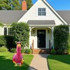 Lyreh Porch Goose Flamingo Outfit, SummerCostume with Wreath & Lawn