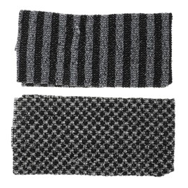 PACKOVE 2Pcs Exfoliating Bath Towels Deep Cleaning Back Scrubbing Towels for Body Care Premium Skin Cleaning for Shower and Home Use Stripe