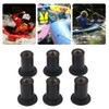 ecrou Caoutchouc m5,Kayak Well Nuts, 6pcs M5 Durable Rubber Well
