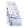 Brochure Holder A5 4-Tier Leaflet Stand Flyer Stand