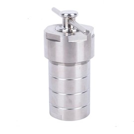 200ml Hydrothermal Autoclave Reactor, 304 Stainless Steel PTFE Lined Hydrothermal Synthesis Autoclave Reactor for Lab Hydrothermal Process Crystal Growth