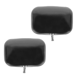 Mirrors Manual Swing Lock 5" x 8" Black LH RH Pair for Bronco F150 F250 F350