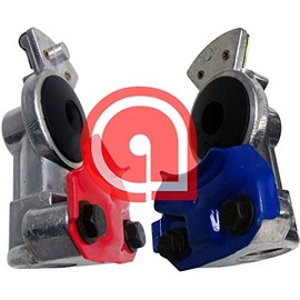 Gladhand, Air Brake Coupling, Set of Red and Blue, Emergency+Service Set Replaces 1012ES