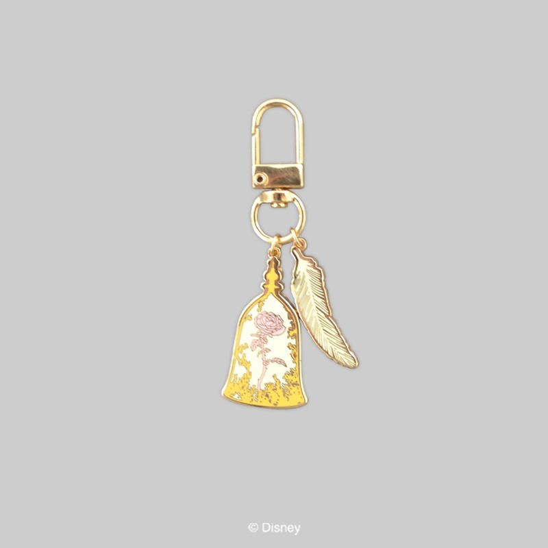 Ainokey Beauty and the Beast Metal Keyring