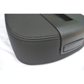 ITEK AUTO Cover Skin ONLY Center Console Storage TOP LID ARMREST Black FITS 2007-2013 Silverado Sierra Tahoe Avalanche Suburban