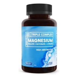 Magnesio Triple Complejo 300mg Soporte Muscular Nervioso