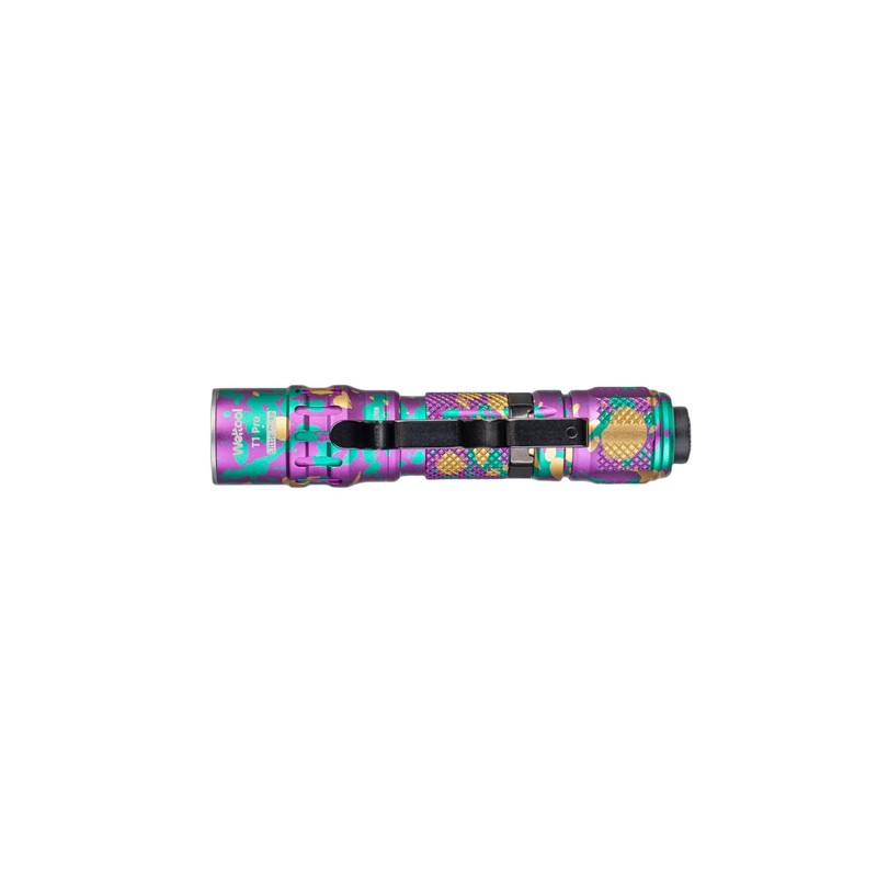 Weltool T1 Pro Mini Flashlight with Pocket Clip,Throwing Distance 313
