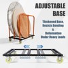 Heavy Duty Folding Table Cart for Hotel, Warehouse, Factory
