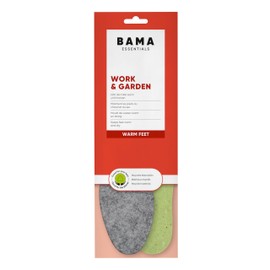 Bama Work & Garden Insoles - Warming Shoe Insoles Ideal for Wellington Boots & Work Shoes - Winter Insoles for Heavy Duty Adults - 1 Pair - 42/43 EUR