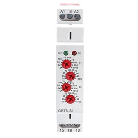 Asymmetric Cycle Time Relay 1SPDT AC 230V 16A Asymmetric Cycle Timer ON/Off Relay in Din Rail Long or Short Period Repeat Cycle Tntermittent Timer Electronic Relay (GRT8-S1 AC 230V)