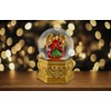Golden Opulence Angel Water Globe by The San Francisco Music