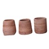 ABOOFAN 2 Pcs Pen Holder Handmade Makeup Brush Holder Desk