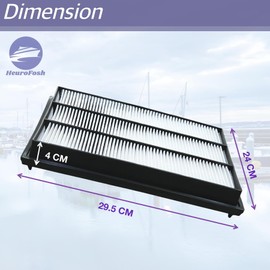 HeuroFosh 21702999 Air Filter for Volvo Penta D4 D6 D9 D11 Engine Insert 3818541 3583654 117303