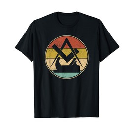 Funny Retro Vintage Carpenter's Guild Symbol Gift T-Shirt, black