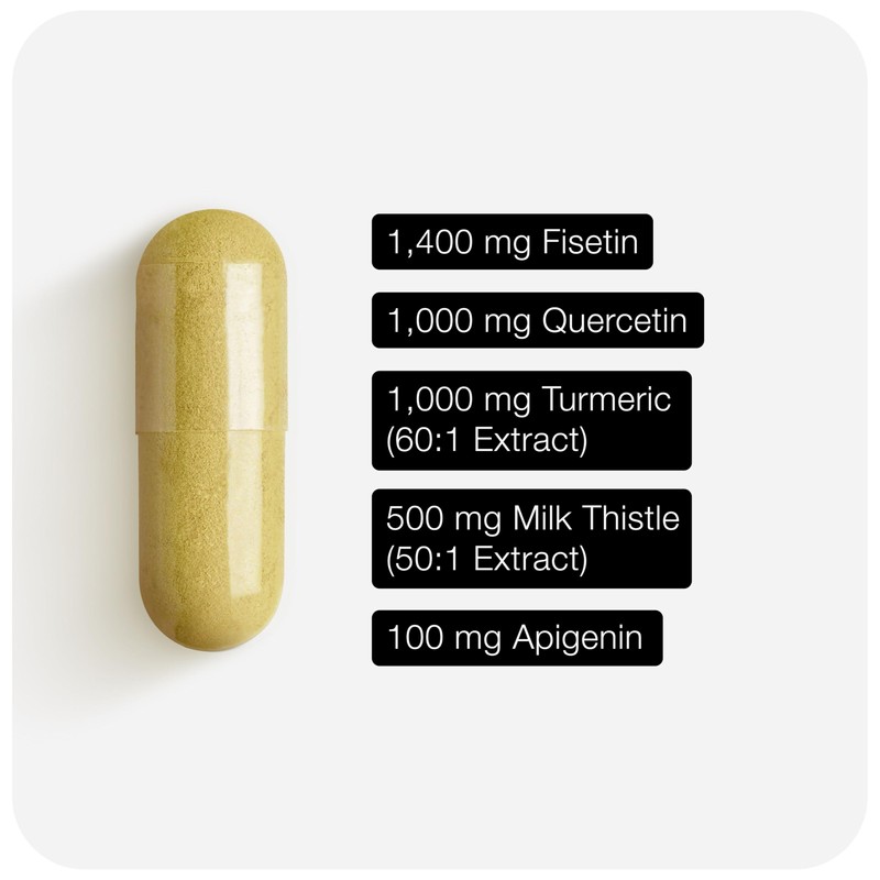 Fisetin Supplement – Senolytic Supplement Ultra High Potency 4,000mg with