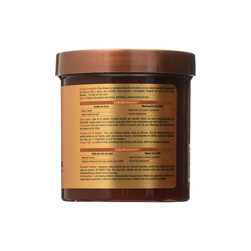 Every Strand Simply Curls Coco Oil/Shea Curl Creme, 15 Ounce