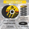 PRETEC 26 Packs Angle Grinder Cutting Flap Grinding Disc Wheel