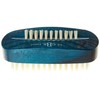 Kent Brushes Natural White Bristle Nail Brush Navy