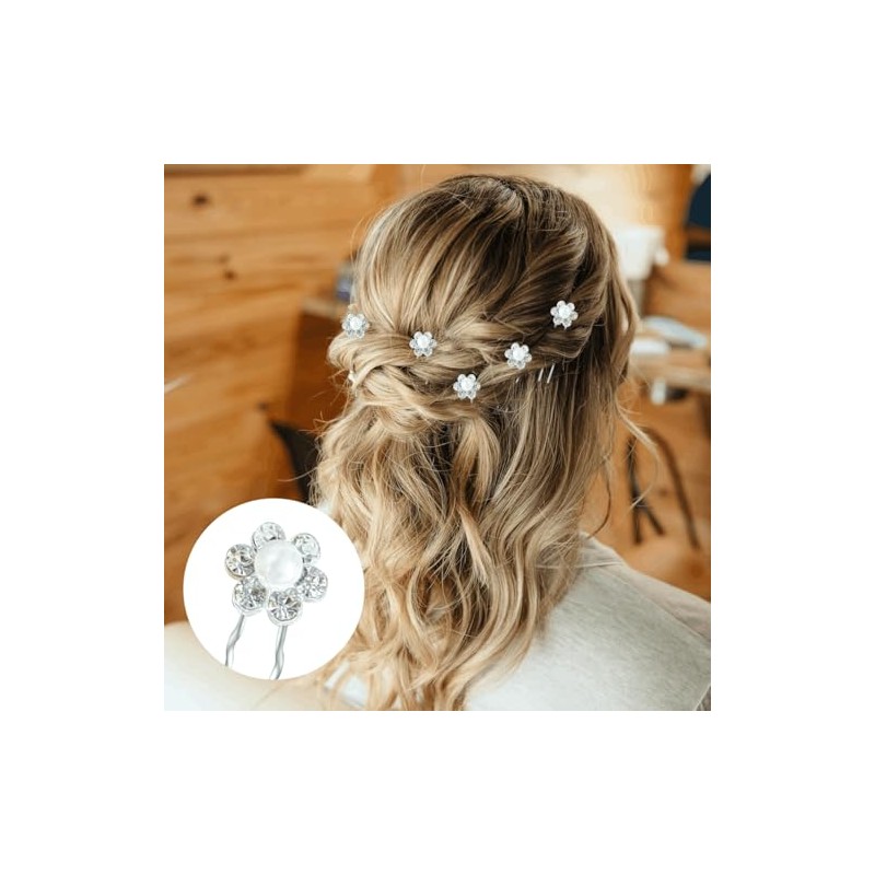 20 PCS horquillas para tocado de novia, Accesorios para peinados