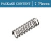 QUARKZMAN Small Compression Spring x 7 Pieces Spring Steel Tension