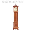 1/12 Dollhouse Miniature Grandfather Clock Wooden Mini Model Furniture Accessory