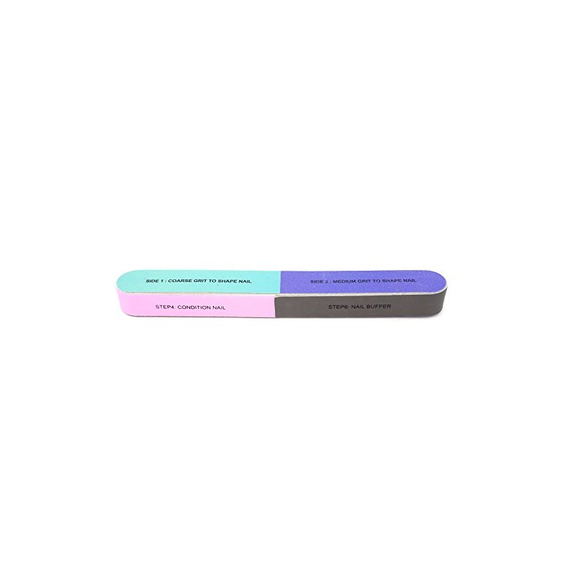 Honbay 6PCS Nail Art Tool Nail File Nail Buffer Cosmetic