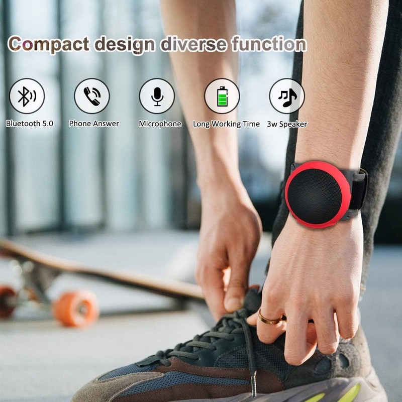 ANCwear Wearable Portable Speaker, Mini Bluetooth Sleeper Speaker Wireless with