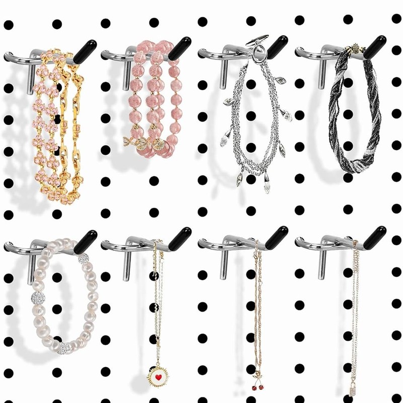NISHZHU Pegboard Hooks 55 Pack 2 Inches, Peg Board Hooks