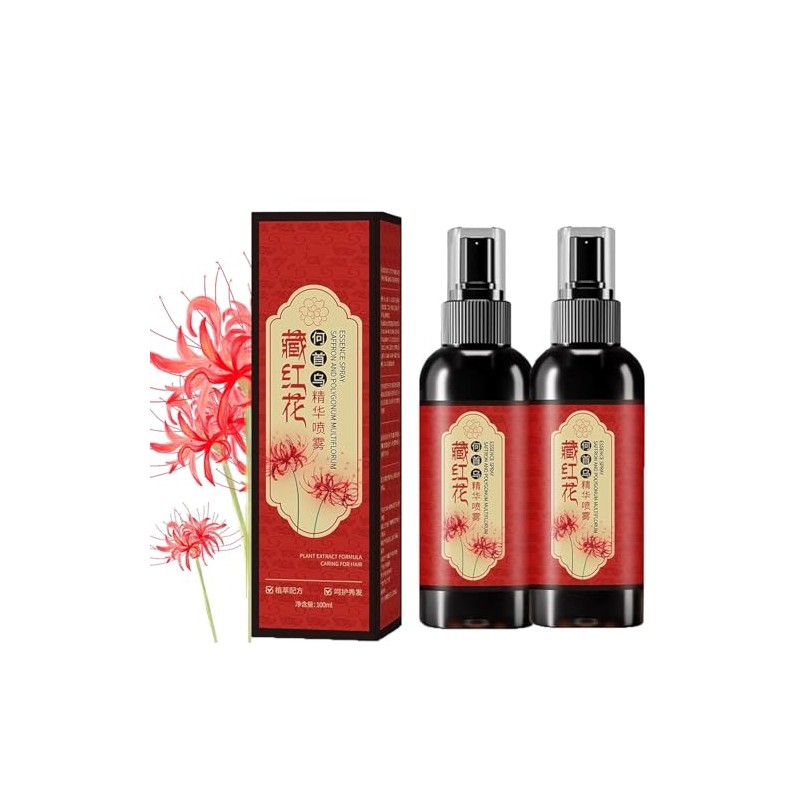 Saffron Hair Spray, Saffron Hairs Blackening Spray,Essence Spray Saffron and