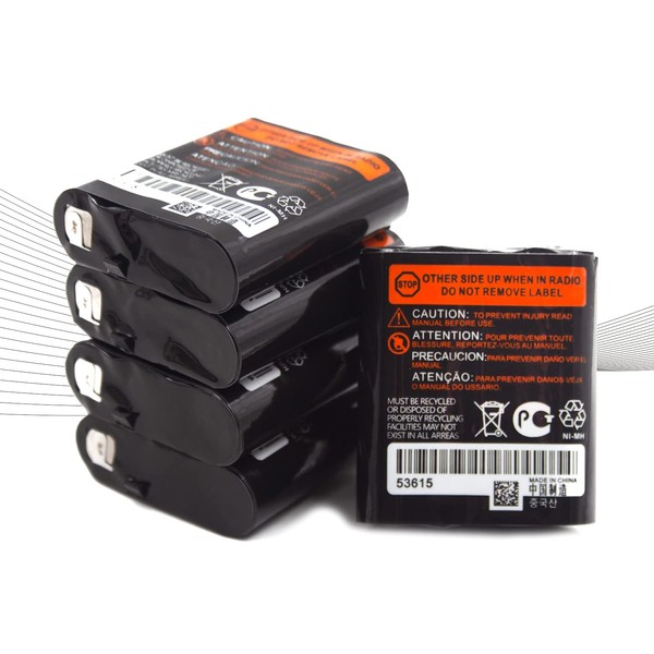 elxjar (5-Pack) 3.6V 1000mAh Rechargeable Batteries Replacement for Motorola 53615