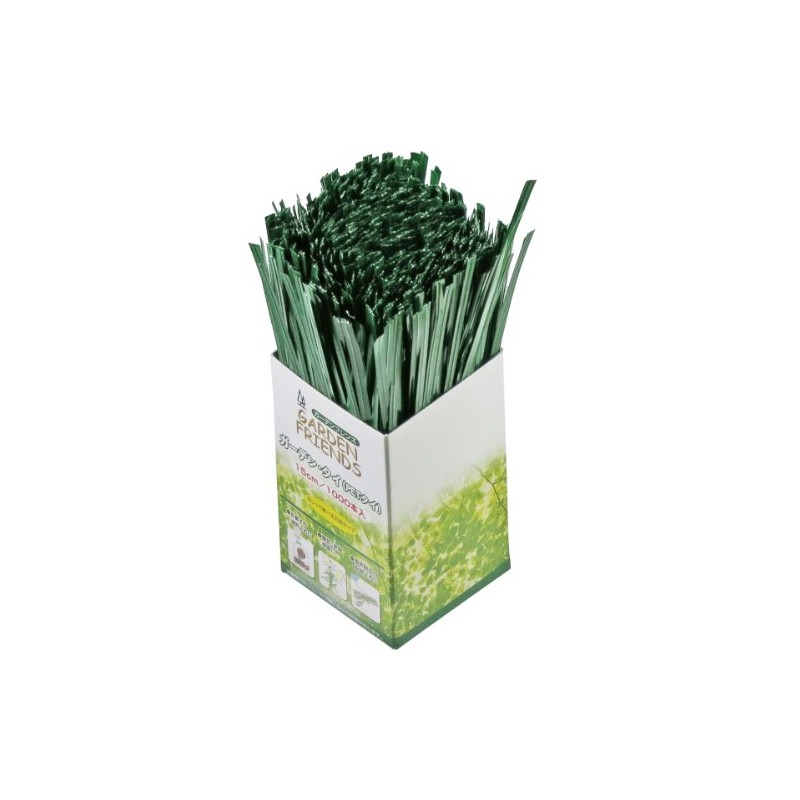 Garden Friends Garden Ties, 1000 Pieces, Green, 5.9 inches (15
