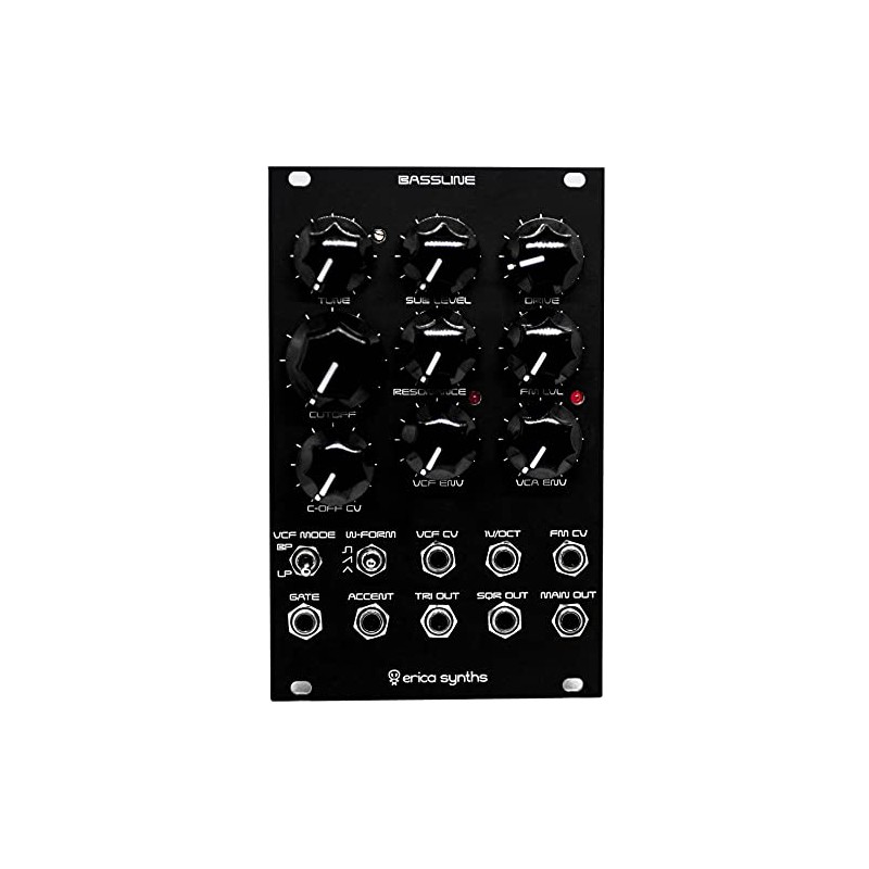 Erica Synths Bassline PCBs, Panel and ICs - Analog Acid