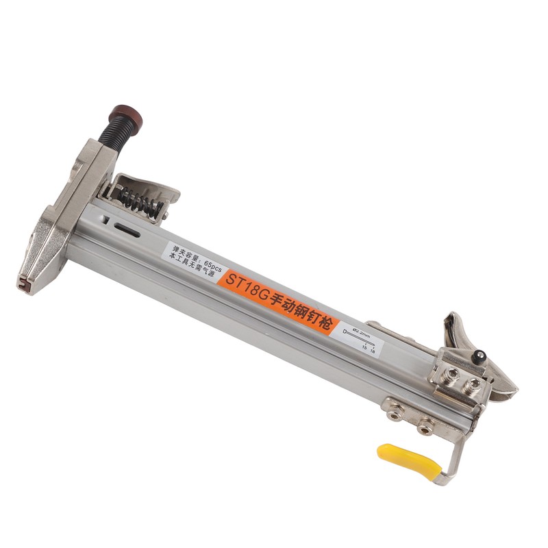Manual Nailer Woodworking Slotted Steel Nail Gun Furniture Flooring Nailing