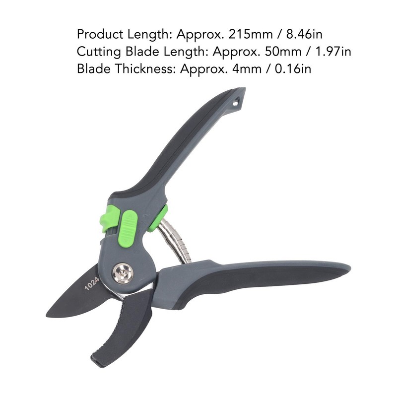 Ratchet Pruning Shears Heavy Duty Gardening Tool Tree Trimming Bypass