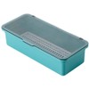 Plus Nao Cutlery Case, Organizer, Storage Box, with Lid, Drainer,