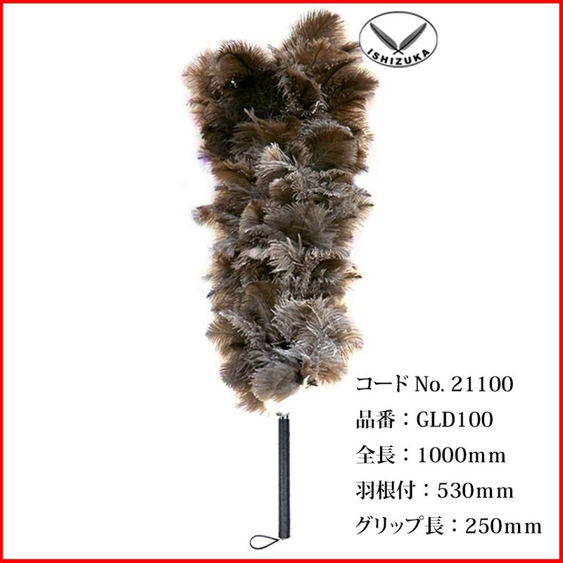 Ostrich, Full Length 39.4 inches (100 cm), GLD100, For Cars,