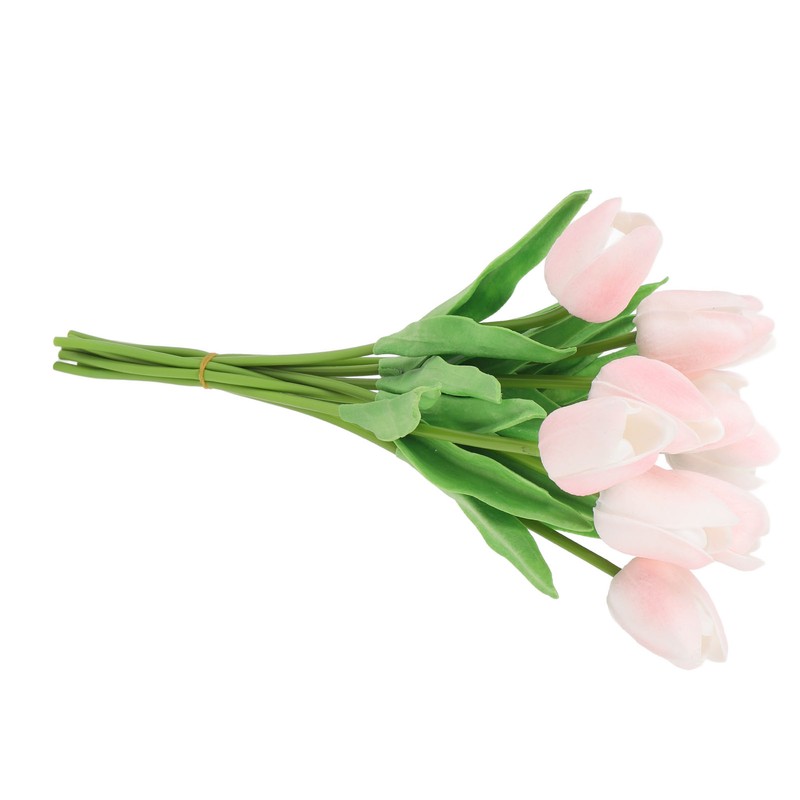 10pcs Artificial Tulip Flowers High Simulation Flowers Decor for Living