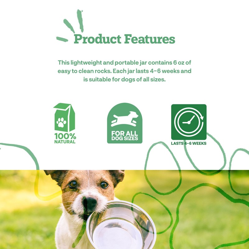 Dog Rocks for Urine Burning Grass - 200g Natural Pet