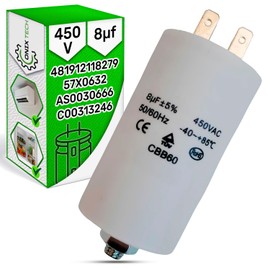 Capacitor 8µf CBB60 Rated Voltage 450 V Starting Capacitor ONIX TECH