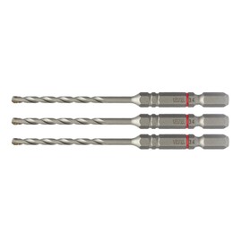 VESSEL ACD-3S-3.4 Concrete Drill Bit Set, Cushion Drill 0.13 inches (3.4 mm), Pack of 3