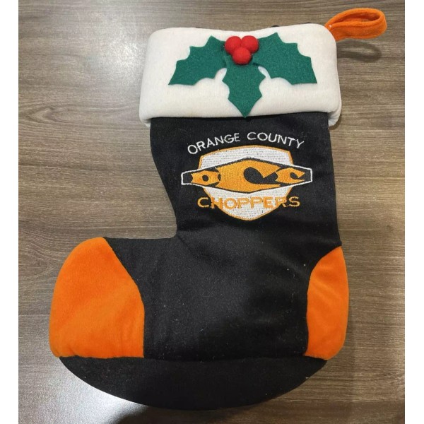 OCC ORANGE COUNTY CHOPPERS OCC CHRISTMAS STOCKING NEW 12" X