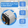W10117655 Dryer Push to Start Switch Compatible with Some Crosley