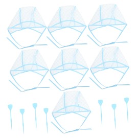 Mikinona Hair Dyeing Cap Crochet Set 14pcs Hair Coloring Kit Dye Brush Cap Professional Salon Tools Random Color