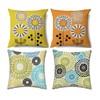 YunJeude 45 45 Cushion Covers Set of 4 Nordic Geometric