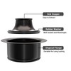 EXAKEY Garbage Disposal Flange and Stopper for Kitchen Sink,Sink Drain