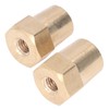 2pcs Battery Connector Revise M8 Brass Good Electrical Conductivity Pile